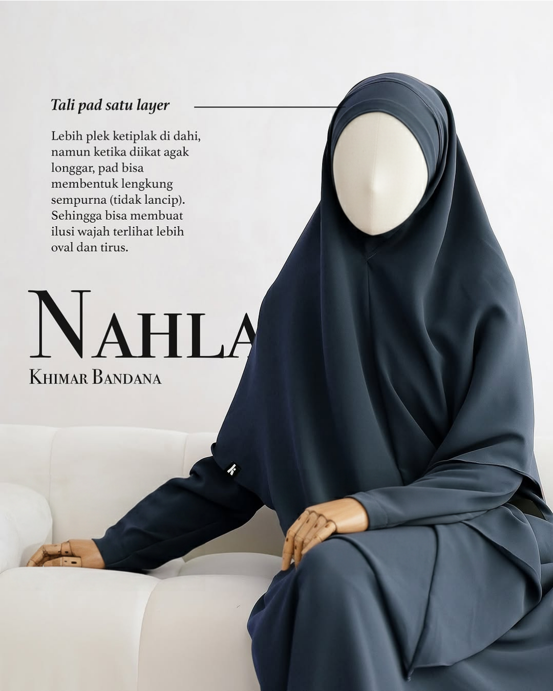 Nahla Khimar Bandana Long