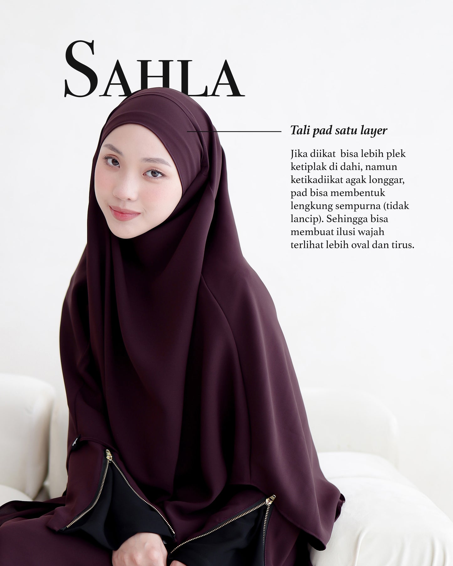 Sahla French Khimar Medium