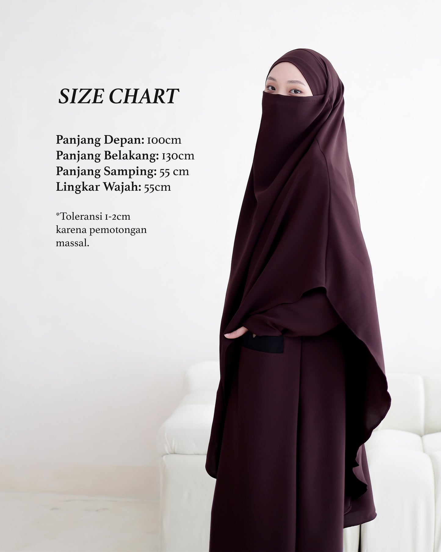 Sahla French Khimar Medium