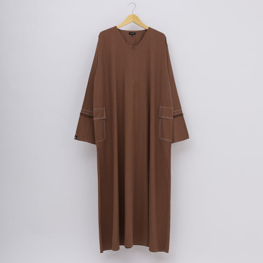 Raha Abaya - Walnut