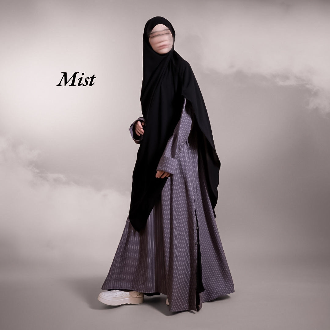 Luma Abaya Stripe - Mist