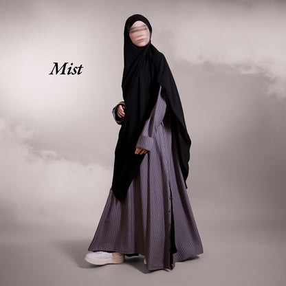 Luma Abaya Stripe - Mist