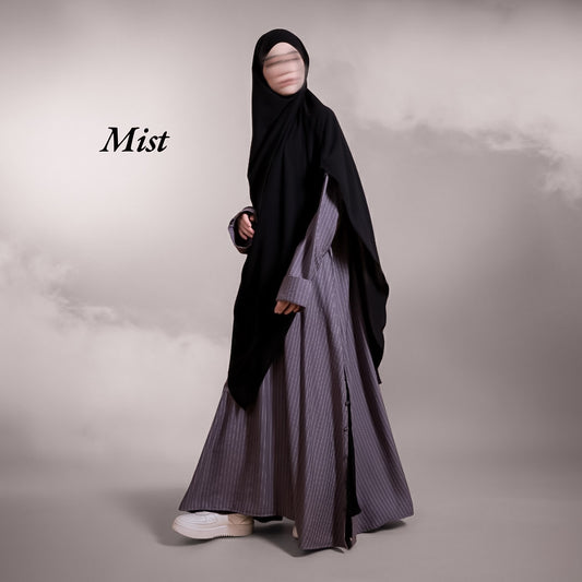Luma Abaya Stripe - Mist