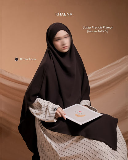 Luma Abaya Stripe - Bone