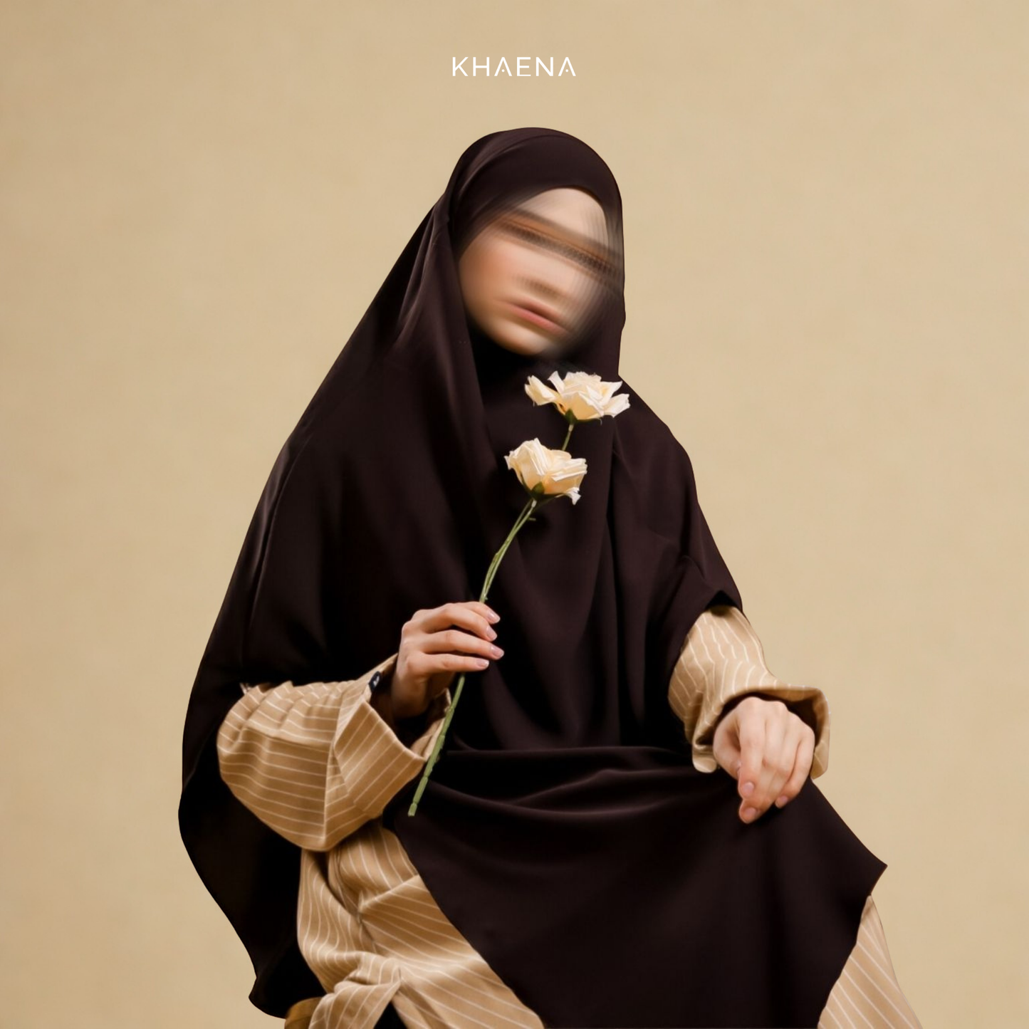 Luma Abaya Stripe - Tamarind