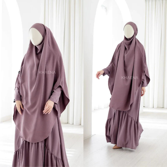 Shafa Abaya - Mauve