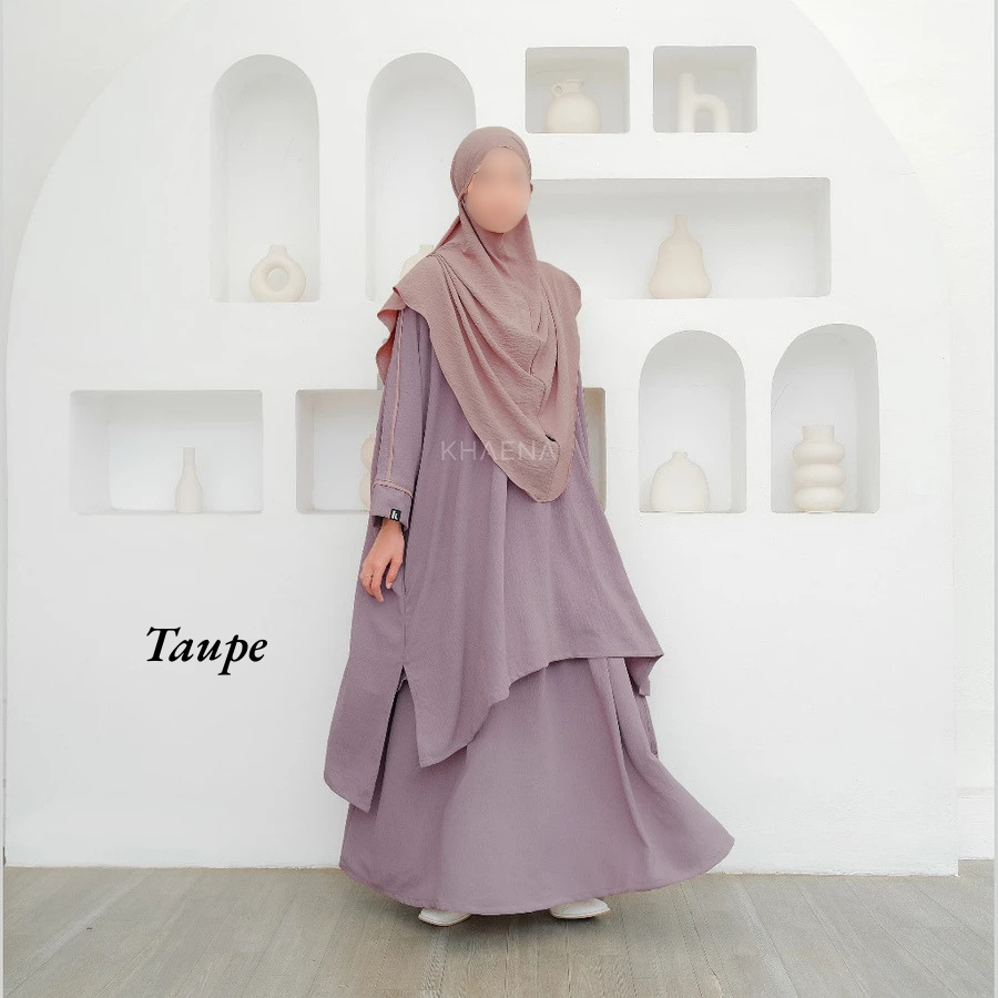 [CS] Aliya Tunik Set - Taupe