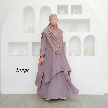 [CS] Aliya Tunik Set - Taupe