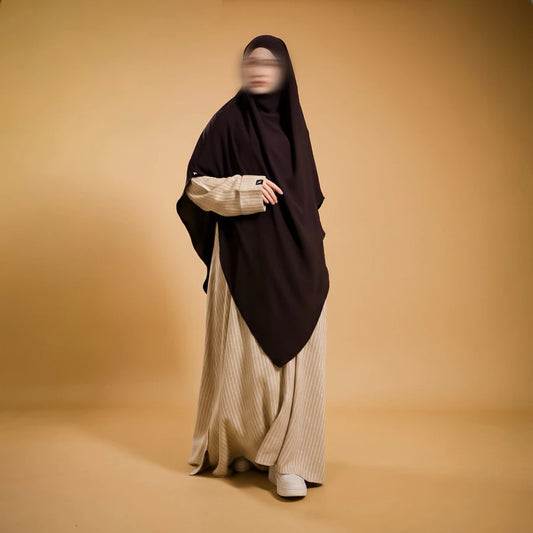 Luma Abaya Stripe - Tamarind
